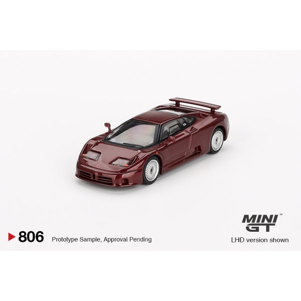 画像2: MINI GT 1/64 Bugatti EB110 GT Dark Red Metallic (LHD)