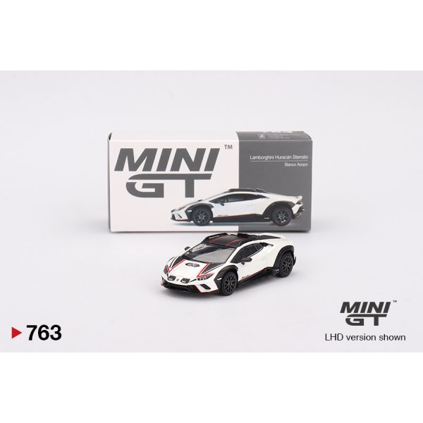 画像1: MINI GT 1/64 Lamborghini Huracan Sterrato Bianco Asopo (White) (RHD)