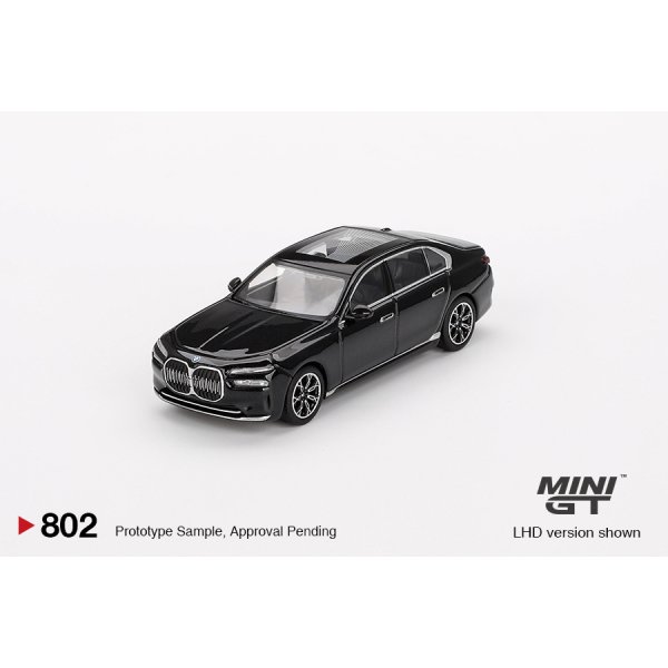 画像2: MINI GT 1/64 BMW i7 eDrive50 Black Sapphire (LHD)