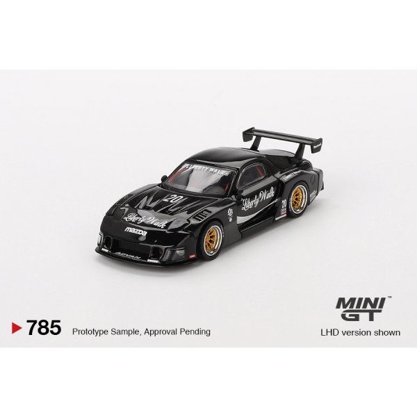 画像2: MINI GT 1/64 Mazda RX-7 LB-Super Silhouette Liberty Walk Black (RHD)