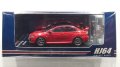 Hobby JAPAN 1/64 Mitsubishi Lancer Evolution X FINAL EDITION Red Metallic / Black Roof with Engine Display Model 