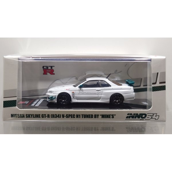 画像1: INNO Models 1/64 Nissan Skyline GT-R (R34) V-Spec Tuned by "MINE`S"