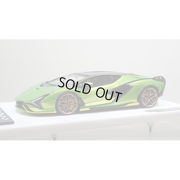 画像2: EIDOLON 1/43 Lamborghini Sian FKP 37 2019 with Stripe Giallo Verde Pearl Limited 35 pcs.