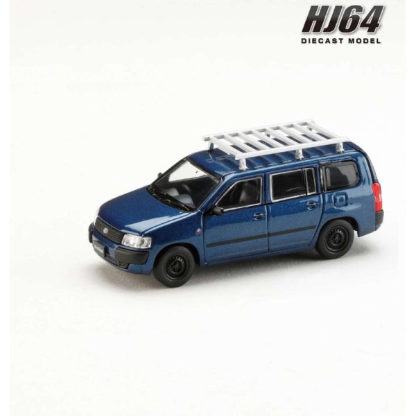 画像2: Hobby JAPAN 1/64 Toyota Probox Custom Version / Roof Carrier Dark Blue Mica