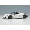 EIDOLON 1/43 Porsche 918 Spyder weissach package 2011 Pearl White Limited 80 pcs.