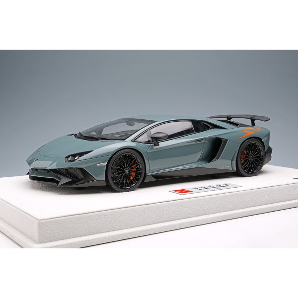 画像2: EIDOLON 1/18 Lamborghini Aventador LP750-4 SV 2015 Grigio Telesto (Orange Large SV Logo) Limited 50 pcs.