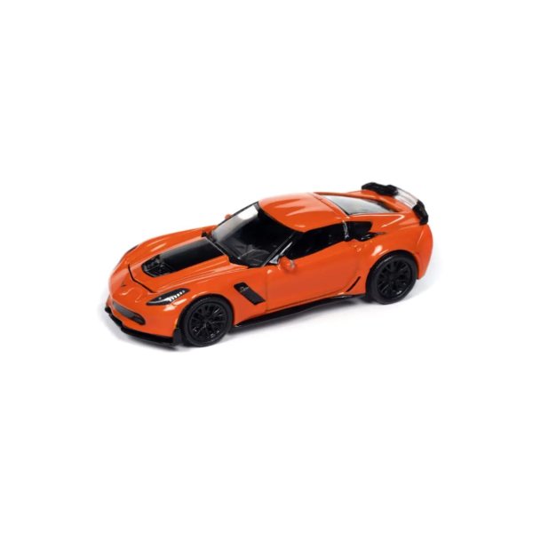 画像2: auto world 1/64 2019 Chevy Corvette Z06 Sebring Orange/Black