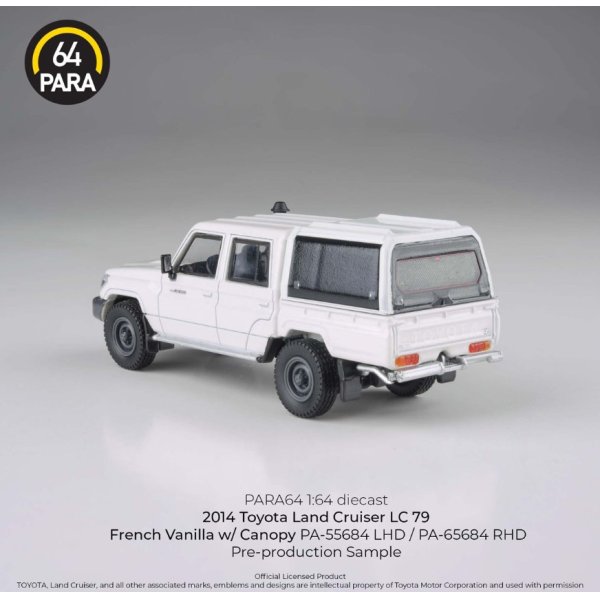 画像4: PARAGON 1/64 Toyota Land Cruiser 79 French Vanilla with Canopy RHD