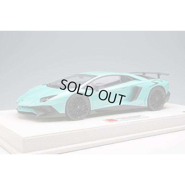 画像2: EIDOLON 1/18 Lamborghini Aventador LP750-4 SV 2015 Pearl Mint Green (Black Large SV Logo) Limited 50 pcs.