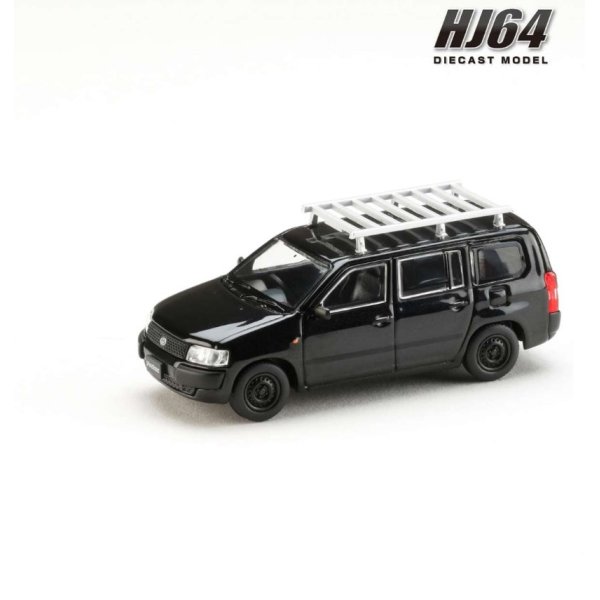 画像2: Hobby JAPAN 1/64 Toyota Probox Custom Version / Roof Carrier Black Mica