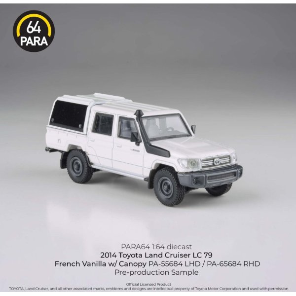 画像3: PARAGON 1/64 Toyota Land Cruiser 79 French Vanilla with Canopy RHD