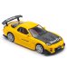 画像1: POP RACE 1/64 MAZDA RX-7 (FD3S) RE-AMEMIYA WIDEBODY YELLOW (1)