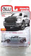 auto world 1/64 2023 Dodge Ram River Havoc Edition Ceramic Gray / Graphics