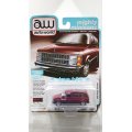 auto world 1/64 1985 Dodge Caravan Crimson Red / Black