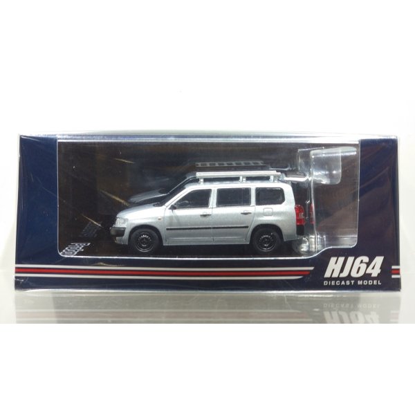 画像1: Hobby JAPAN 1/64 Toyota Probox Custom Version / Roof Carrier Silver Metallic