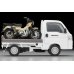 画像5: TOMYTEC 1/64 Limited Vintage NEO Honda Acty Truck (White) バイク店仕様  ホンダ CT125・ハンターカブ付