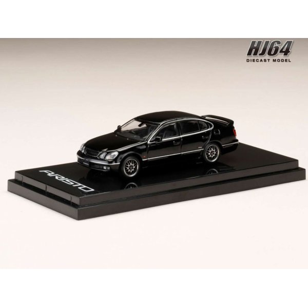 画像2: Hobby JAPAN 1/64 Toyota Aristo V300 VERTEX EDITION Custom Version Black 前期型