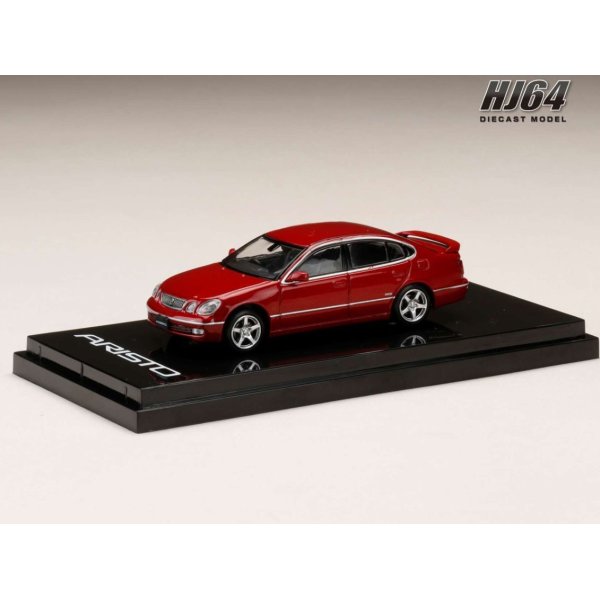 画像2: Hobby JAPAN 1/64 Toyota Aristo V300 VERTEX EDITION Red Mica 前期型