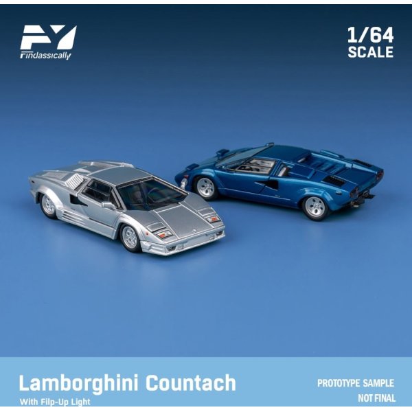 画像5: Finclassically 1/64 Countach 25th Anniversary Edition Silver