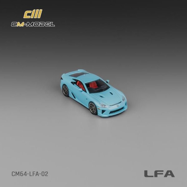 画像1: CM MODEL 1/64 Lexus LFA Baby Blue