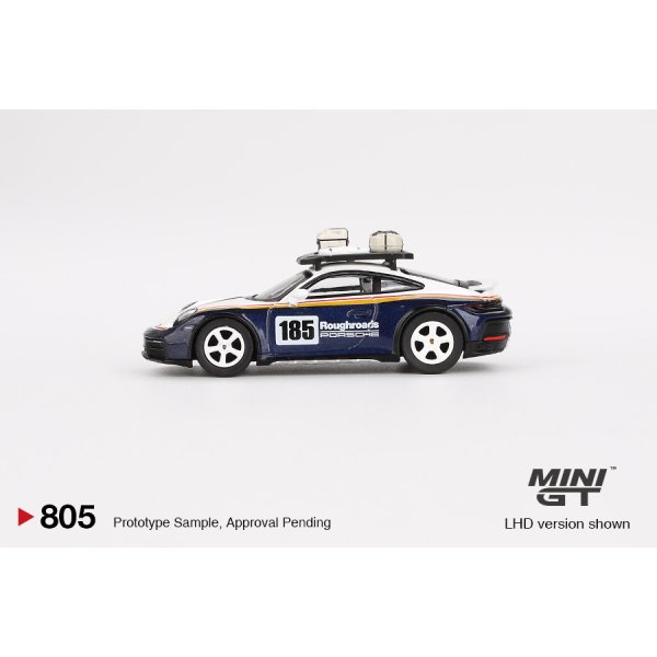 画像3: MINI GT 1/64 Porsche 911 Dakar Rally Design Package White/Gentian Blue Metallic (RHD)