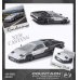 画像3: Finclassically 1/64 Countach 25th Anniversary Edition Silver (3)