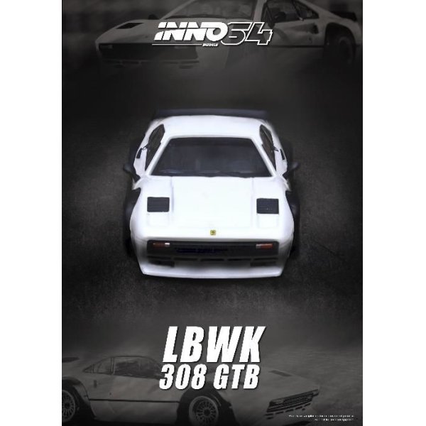 画像4: INNO Models 1/64 LBWK 308 GTB White