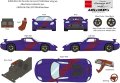 EIDOLON 1/43 Porsche Carrera GT 2004 Rear wing up Alba Cielo Limited 32 pcs.