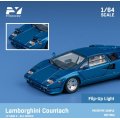 Finclassically 1/64 Countach LP5000 S blue without tail wing