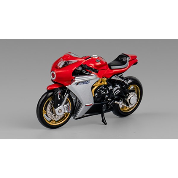 画像2: CM MODEL 1/64 MV Agusta Superveloce 800 Red with Showgirl