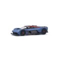 POP RACE 1/64 ASTON MARTIN VALKYRIE SATIN MARINA BLUE