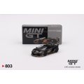 MINI GT 1/64 Lamborghini Aventador SVJ 63 Roadster Nero Aldebaran (Black) (LHD)