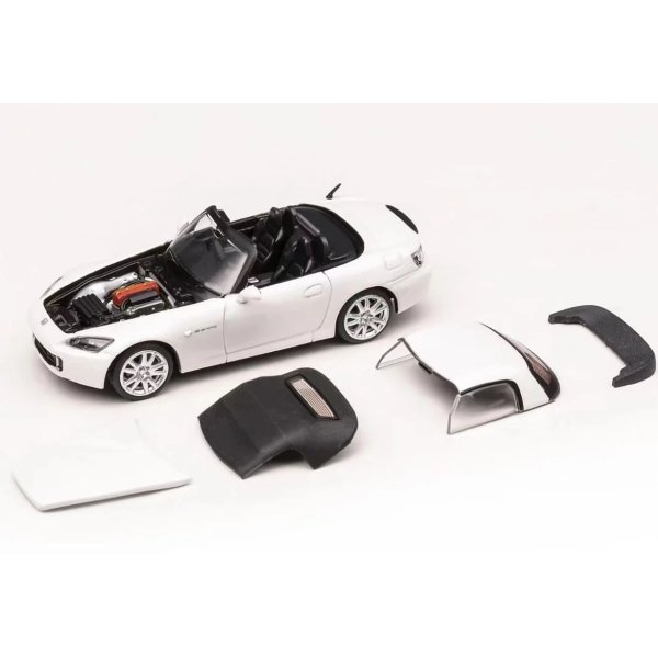 画像1: MOTORHELIX 1/64 Honda S2000 (AP2) Grand Prix White