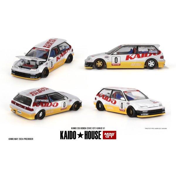 画像1: MINI GT 1/64 Honda Civic EF Kanjo V1(LHD)