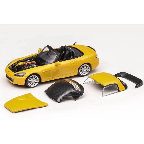 画像1: MOTORHELIX 1/64 Honda S2000 (AP2) Indy Yellow Pearl