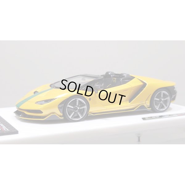 画像1: EIDOLON 1/43 Lamborghini Centenario Roadster LP770-4 2016 Grande Giallo Pearl Limited 32 pcs.