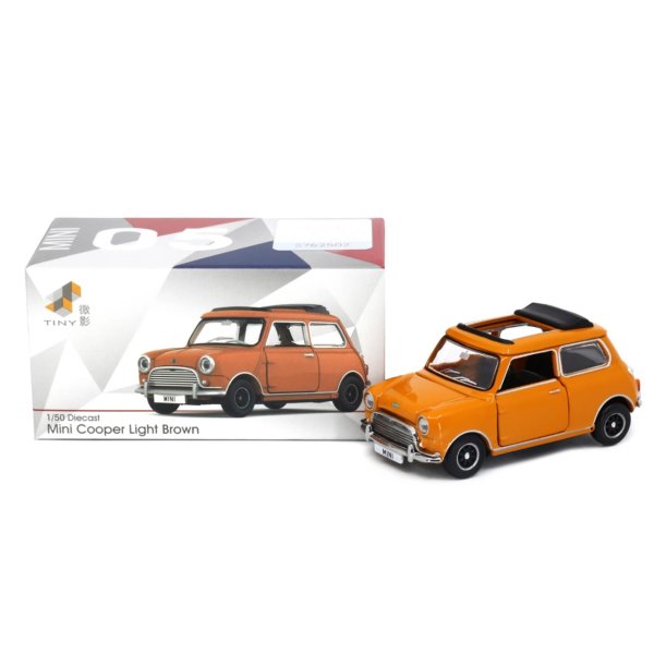 画像1: Tiny City Mini Cooper Brown