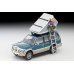 画像1: TOMYTEC 1/64 Limited Vintage NEO Mitsubishi Pajero Mid Roof Wide VR '91 (Green/Beige) オプションパーツ装着車 テント, フィギュア付  (1)