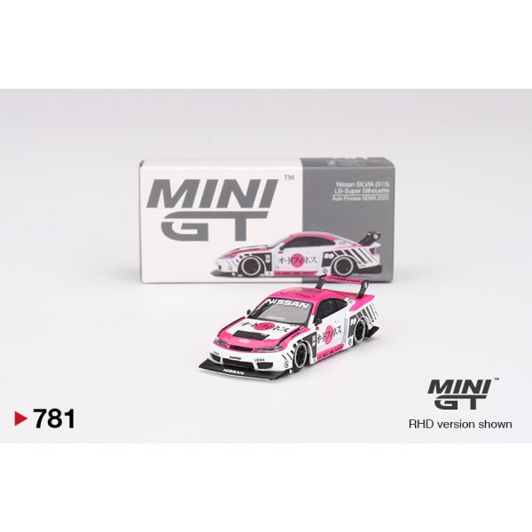 画像1: MINI GT 1/64 Nissan LB-Super Silhouette Silvia S15 2023 SEMA Auto Finesse (RHD)