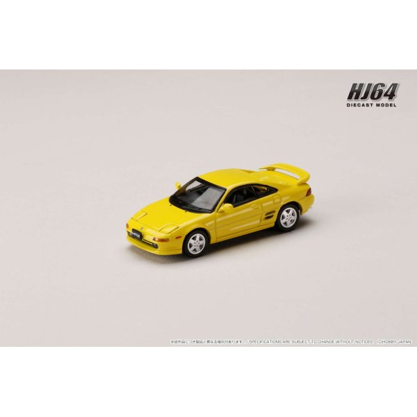 画像2: Hobby JAPAN 1/64 Toyota MR2 (SW20) GT-S (1993) Super Bright Yellow