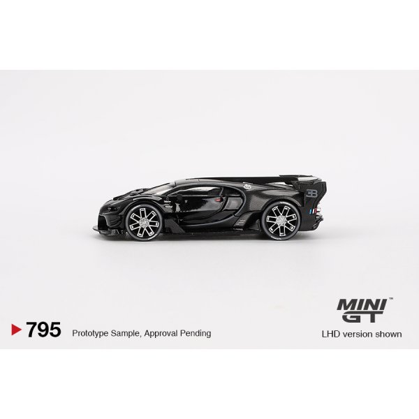 画像3: MINI GT 1/64 Bugatti Vision Gran Turismo Black (LHD)