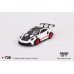 画像2: MINI GT 1/64 Porsche 911 (992) GT3 RS Weissach Package White w/Pyro Red (RHD) (2)