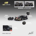 CM MODEL 1/64 Pagani Imola Full Dry Carbon Red/White/Gold Stripes