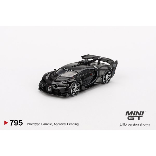 画像1: MINI GT 1/64 Bugatti Vision Gran Turismo Black (LHD)