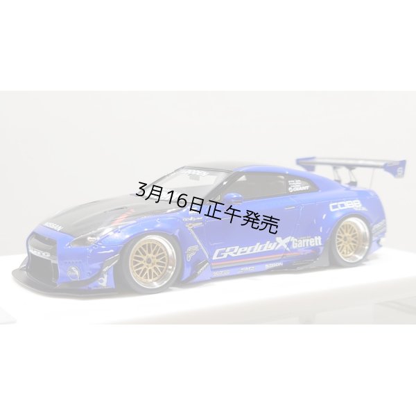 画像2: EIDOLON 1/43 Rocket Bunny R35 GT-R (BBS wheel) Lobellia Blue Limited 30 pcs.