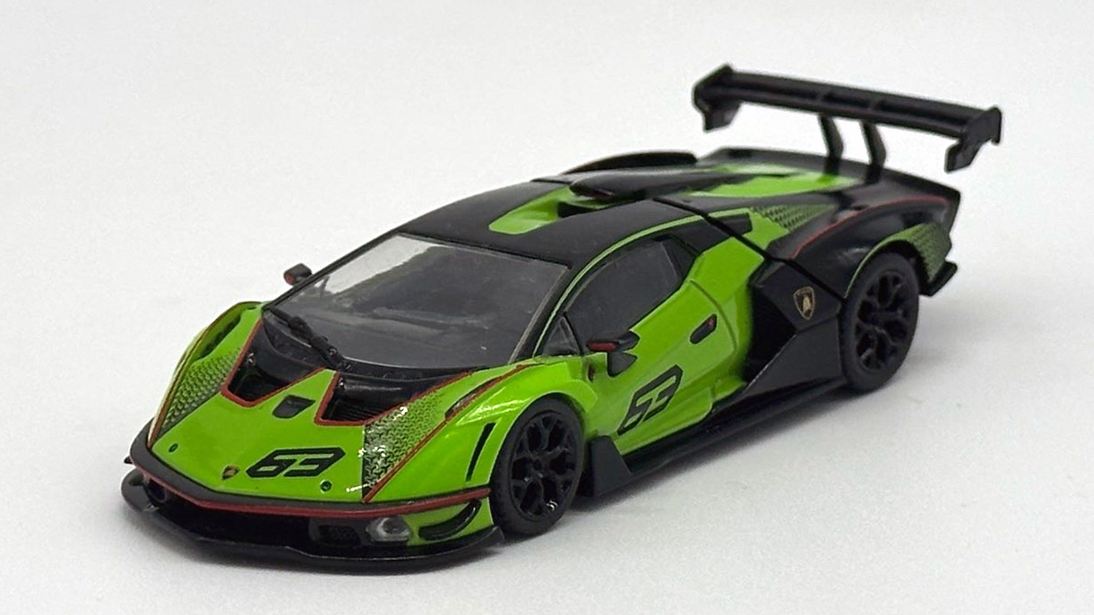 HUNG HING TOYS 1/64 Lamborghini Essenza SCV12 (Verde Silvans)