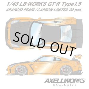 画像: EIDOLON 1/43 LB-WORKS GT-R Ver.1.5 ARANCIO PEARL /CARBON LIMITED 20 pcs.