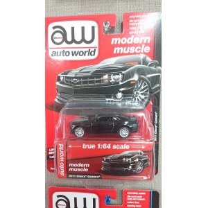 画像: auto world 1:64 '11 Chevy Camaro Black