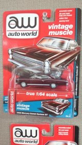 画像: auto world 1:64 '66Mercury Comet Cyclone GT Dark Red