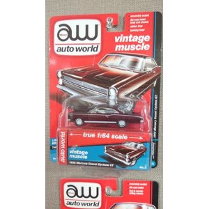 画像: auto world 1:64 '66Mercury Comet Cyclone GT Dark Red